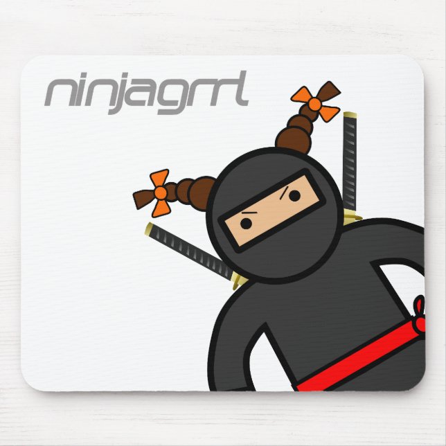 ninjagrrl mouse mat (Front)