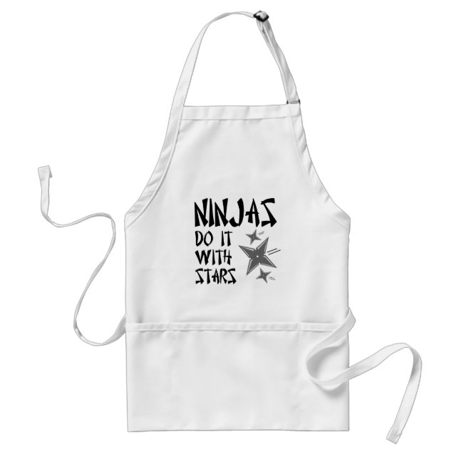 Ninjas Do It With Stars Standard Apron (Front)