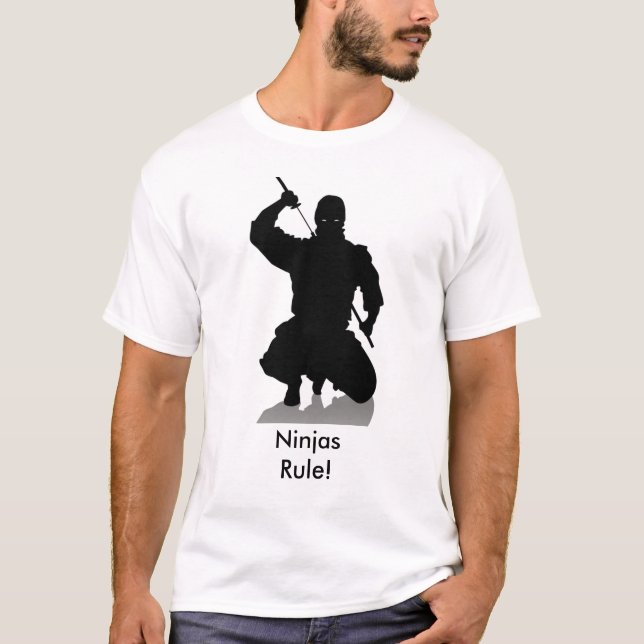 Ninjas Rule! T-Shirt (Front)