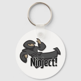 Ninject Flying Kick Keychain