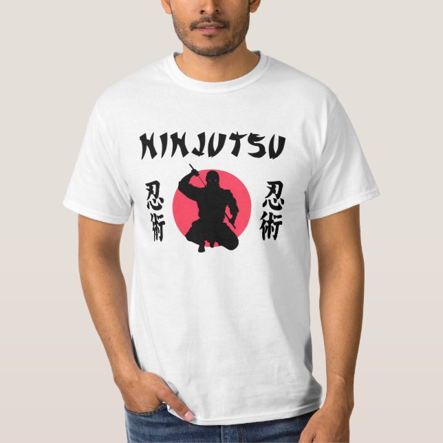 Ninjutsu Rising Sun  T-Shirt (Front)