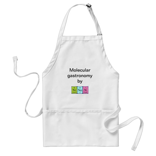 Ninon periodic table name apron (Front)