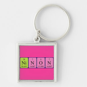 Ninon periodic table name keyring