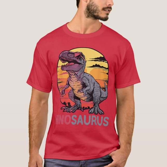 NinoSaurus Dino Dinosaur NinoSaurusRe Funnyre boy  T-Shirt (Front)