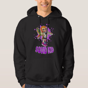 Nintendo Splatoon Squid Kid Pink Splat Graphic T S Hoodie