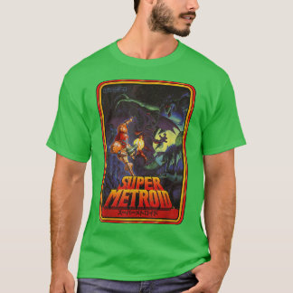 Nintendo Super Metroid Kanji Poster Style Graphic  T-Shirt