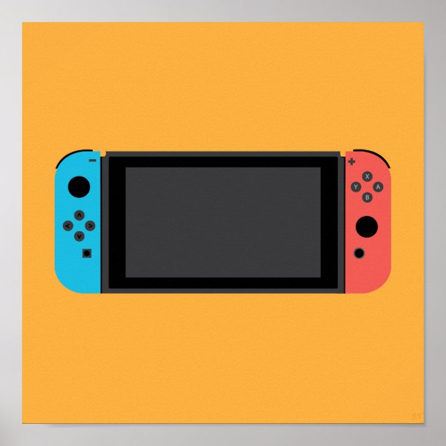 Nintendo Switch(Neon Blue/Red) Poster (Front)