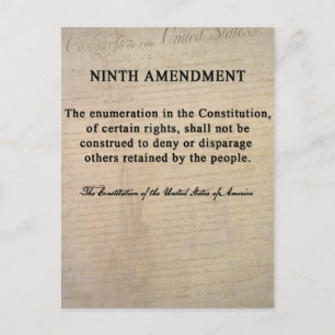 Ninth Amendment Postcards