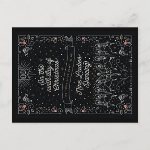 NINTH DAY OF CHRISTMAS / Christmas Postcard