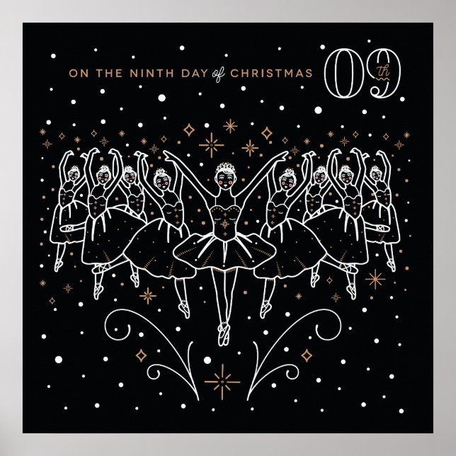 Ninth Day of Christmas Poster 24x24 (Front)