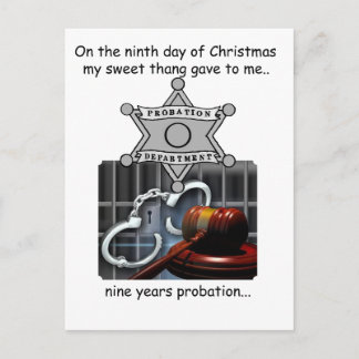 Ninth Day Redneck Christmas Holiday Postcard