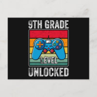 Ninth Grade Level Unlocked Video Game Student Gift
