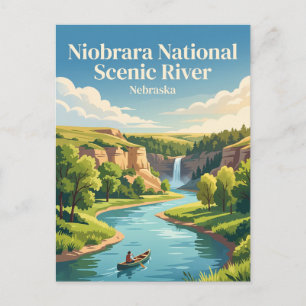 Niobrara National Scenic River Nebraska Postcard