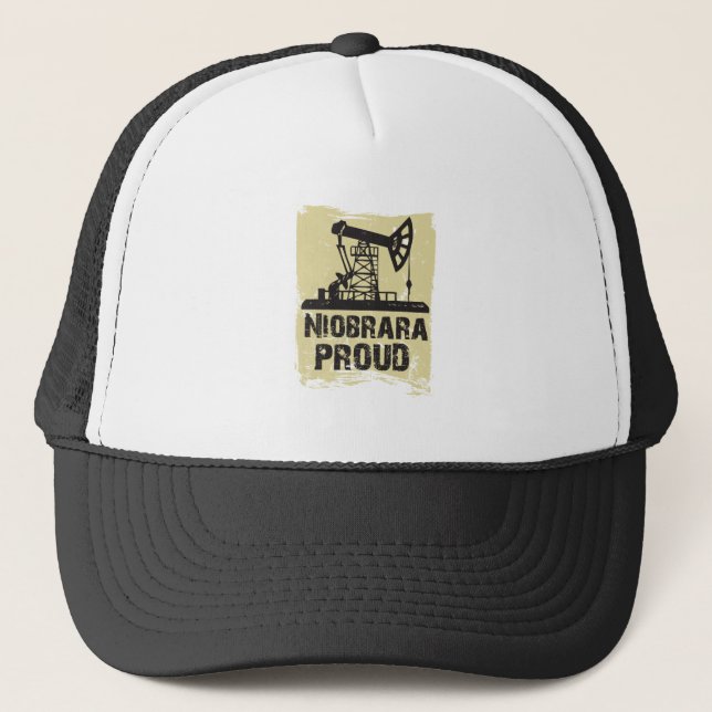 Niobrara PROUD Hat- Light Brown Trucker Hat (Front)