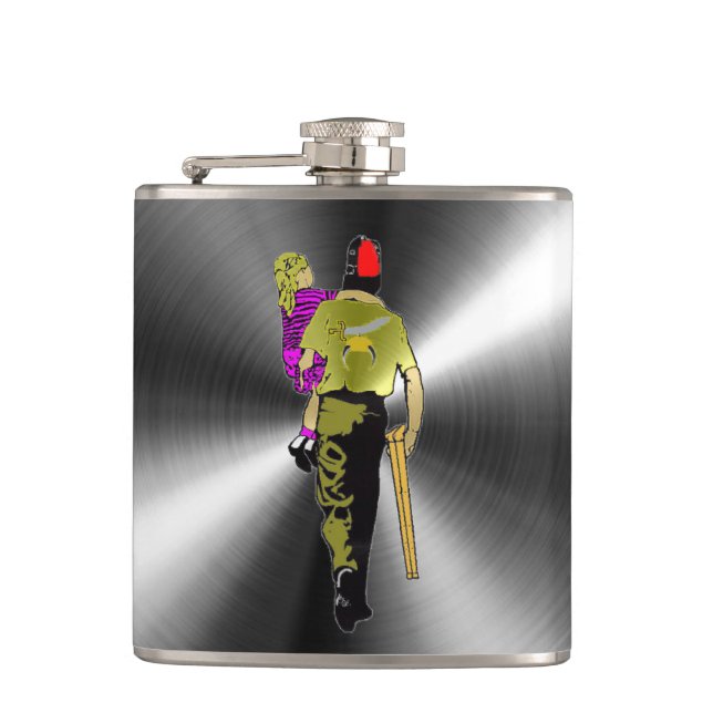 Nip Time Hip Flask (Front)