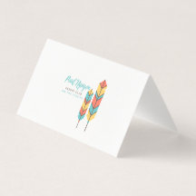 Nipigon Feathers Folded Notes