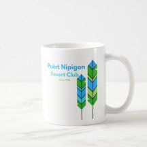 Nipigon Feathers Mug- Blue/Green
