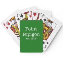 Nipigon Playing Cards- Green