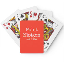 Nipigon Playing Cards- Red