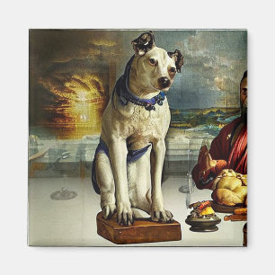 Nipper, The RCA Dog Last Supper Magnet