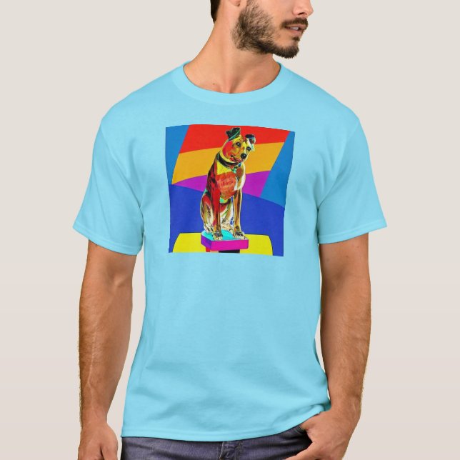 Nipper, The RCA Dog Pop Art T-Shirt (Front)