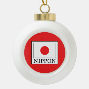 Nippon Ceramic Ball Christmas Ornament