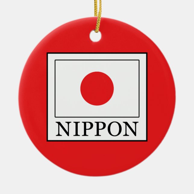 Nippon Ceramic Tree Decoration (Front)