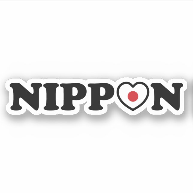 Nippon Love Heart Flag (Front)