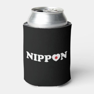 Nippon Love Heart Flag Can Cooler
