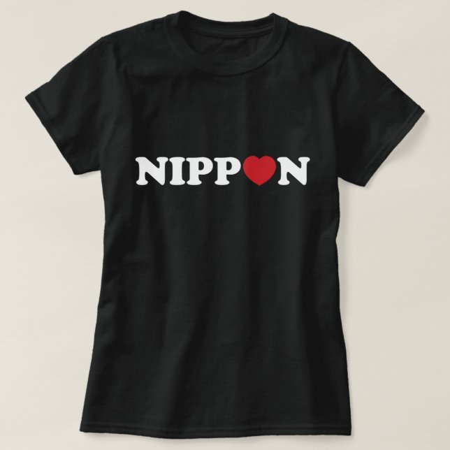 Nippon Love Heart T-Shirt (Design Front)