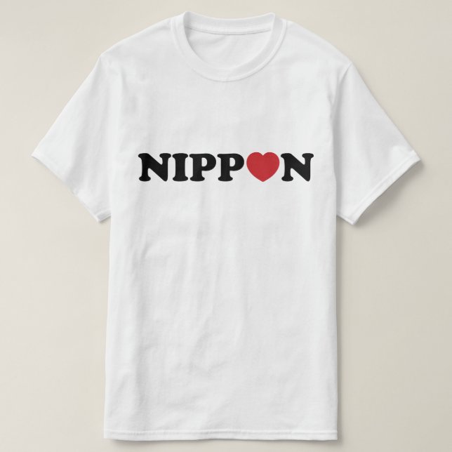 Nippon Love Heart T-Shirt (Design Front)
