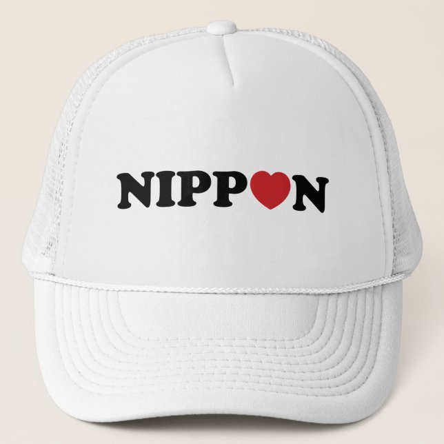 Nippon Love Heart Trucker Hat (Front)
