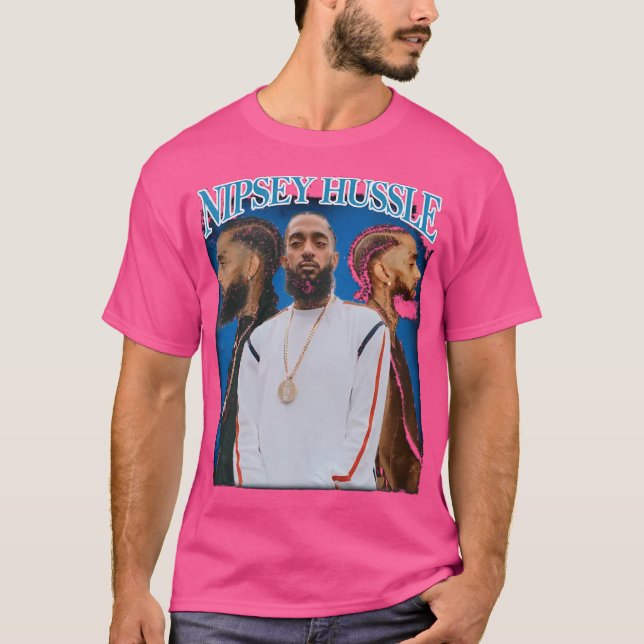 Nipsey Hussle Retro Collage T-Shirt (Front)