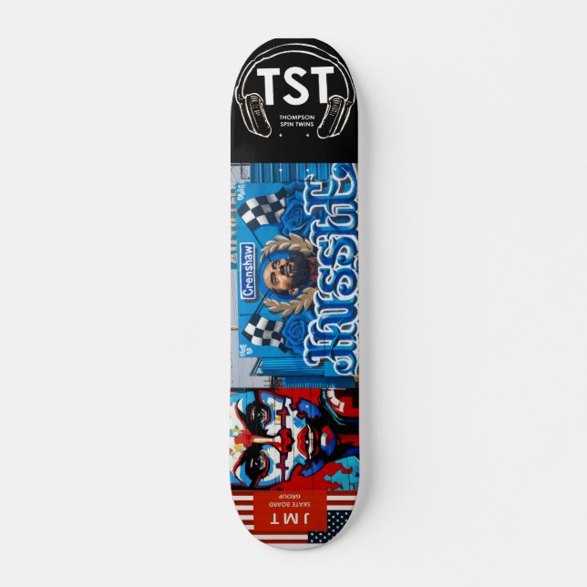 NIPSEY THE GREAT Skateboard, 7¾" Deck Skateboard (Front)