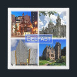 NIR003 BELFAST, Northern Ireland, Fridge Magnet<br><div class="desc">Here you will find the souvenir of your vacation. This category contains fridge magnets of many locations in Northern Ireland Belfast. (NIR003 BELFAST, Northern Ireland, Fridge Magnet Fridge magnet). Amaze friends and relatives with the unique souvenirs from your great trip. Try us. #LeoPepeDesign - belfast city hall, europe northern ireland...</div>