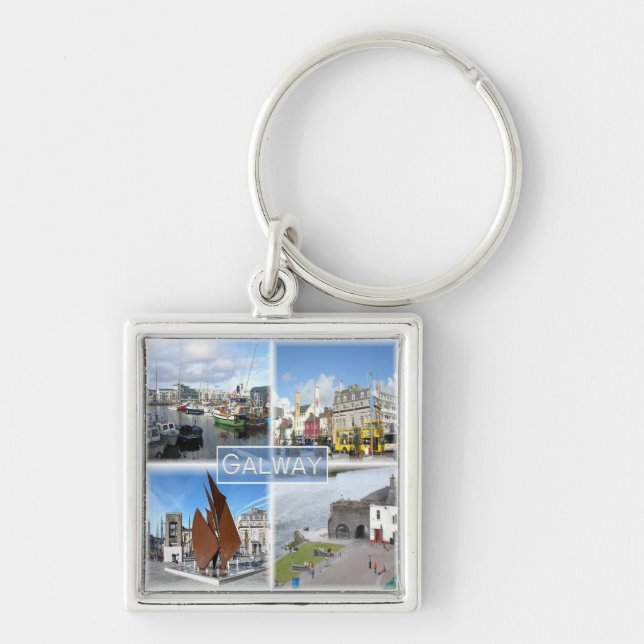 NIR004 GALWAY, Ireland, Key Ring (Front)