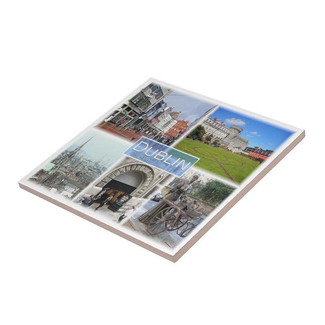 NIR012 DUBLIN, Northern Ireland, Tile (Side)