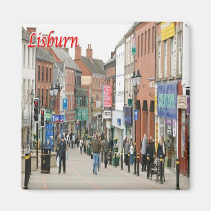 NIR014 LISBURN, Northern Ireland, Fridge Magnet