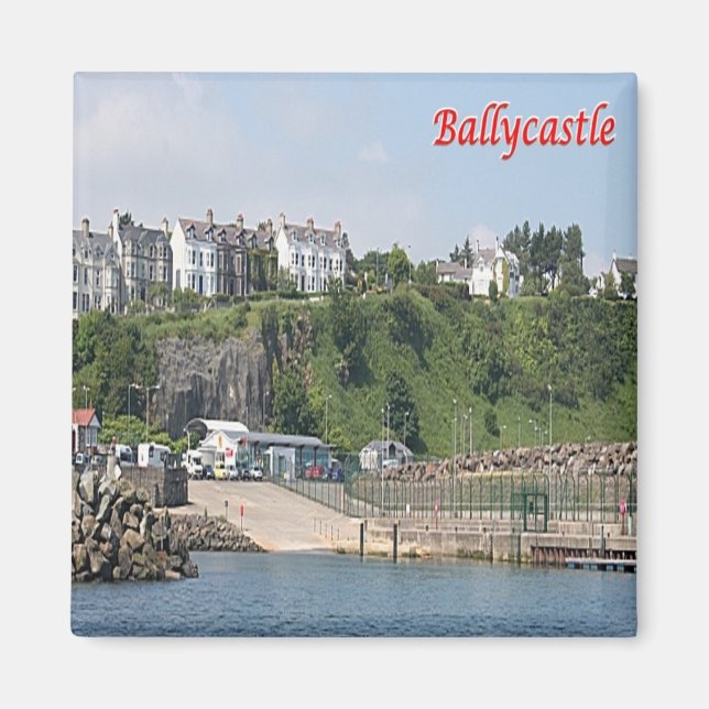 NIR017 BALLYCASTLE, Northern Ireland, Fridge Magnet (Front)