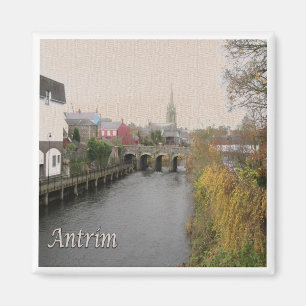NIR019 ANTRIM, Northern Ireland, Fridge Magnet