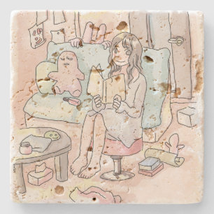 Nirakujiku Stone Coaster