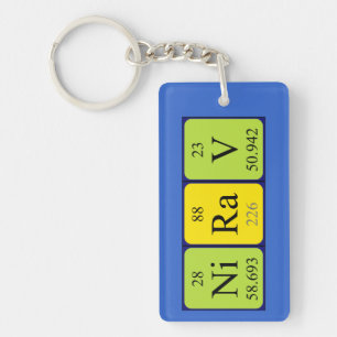 Nirav periodic table name keyring