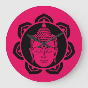 Nirvana Buddhist Large Clock