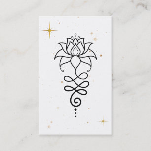 *~* Nirvana Buddhist Sacred Geometry Lotus Cosmic Business Card
