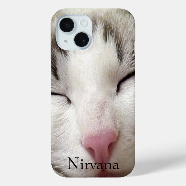 Nirvana Cat Case-Mate iPhone Case (Back)
