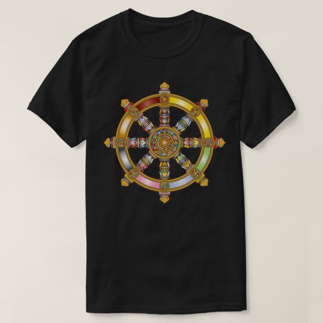 Nirvana Mandala Geometry Sacred Art Yoga Dharma Ch T-Shirt (Design Front)