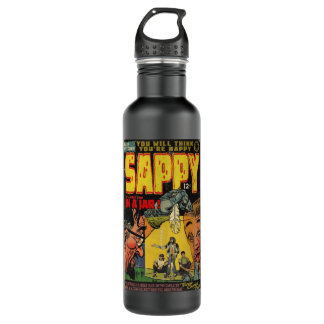 Nirvana - Sappy Comic Book Parody Classic 710 Ml Water Bottle