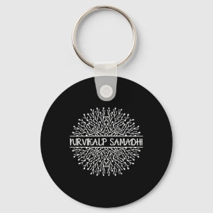 Nirvikalp Samadhi Mandala Sacred Fractal Geometry Key Ring