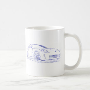 Nis 350Z Sketch Coffee Mug