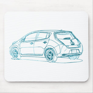 Nis Leaf EV6 2010 Mouse Mat